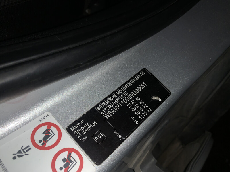 Двері задні в 354 колір BMW X1  2012 2.0 Дизель Коростень