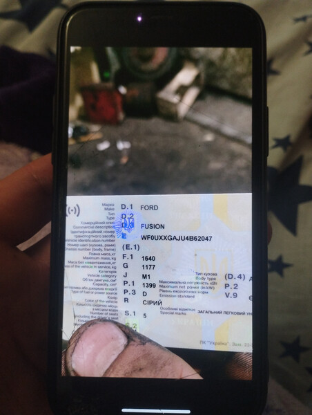 Зеркало правое Ford Fusion хэтчбек 2004 г.  1.4 л дизель Умань