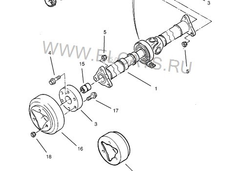 Шків коленвалу 0450603   Opel Omega