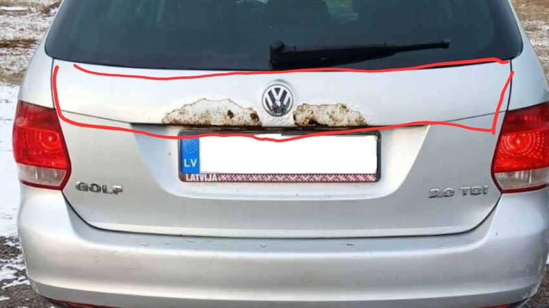 Задняя ляда Volkswagen Golf  2008 универсал 2.0 Дизель Луцк