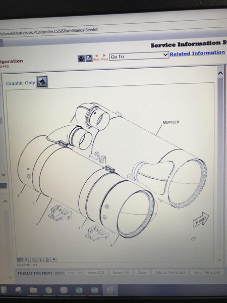 Сажевый фильтр комплект Caterpillar 988 980К 2012 Бориспіль