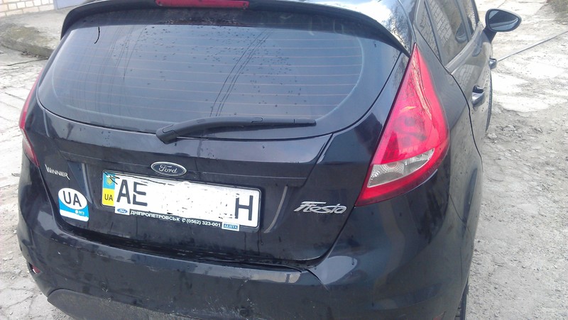 Задняя панель Ford Fiesta MK7  2010 хэтчбек 1.2 Бензин Днепропетровск