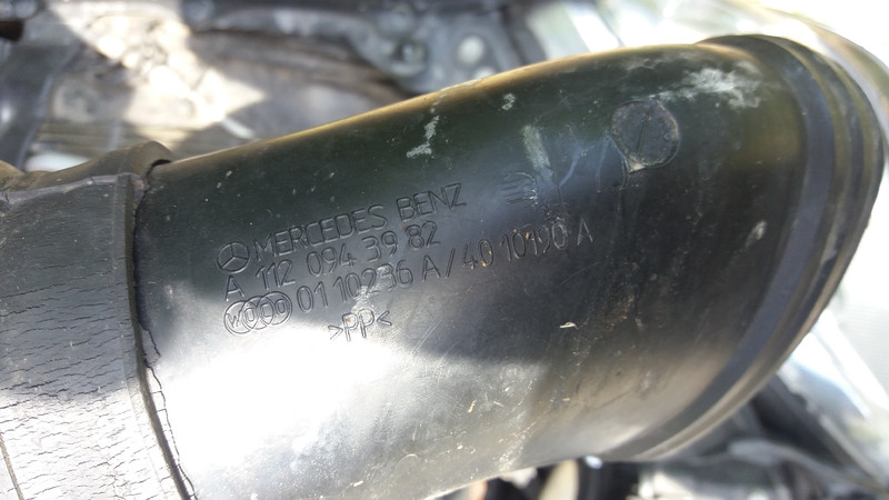 Гофра воздухозаборника левая Mercedes-Benz S-Class S350 2005 3.5 Бензин Киев