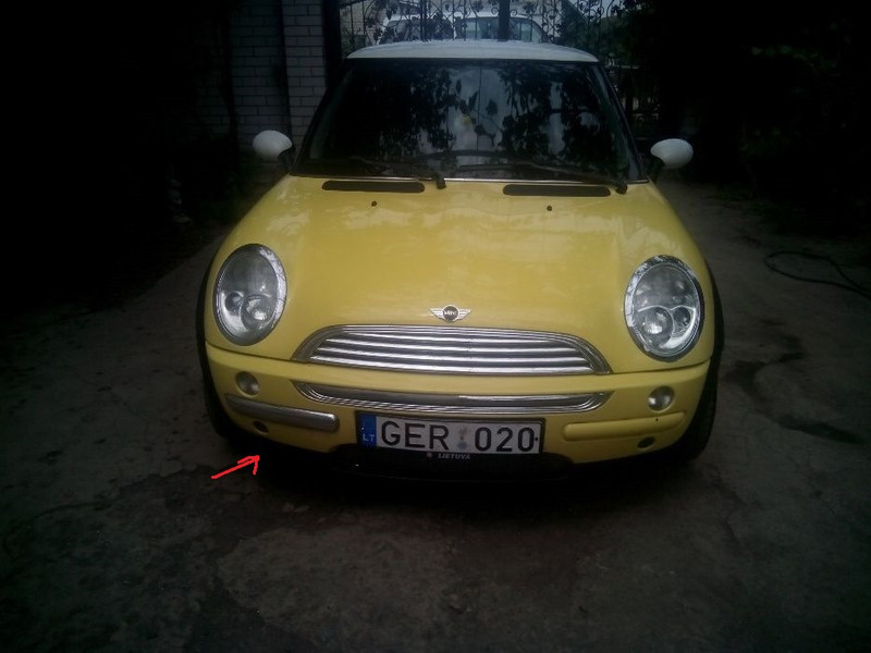 Губа переднего бампера MINI Cooper R50 2002 хэтчбек 1.6 Бензин Херсон