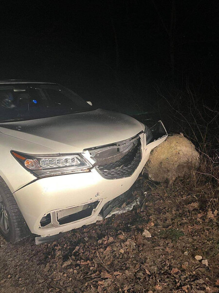 Права заглушка переднього бампера Acura MDX  2015 3.5 Бензин Васильков