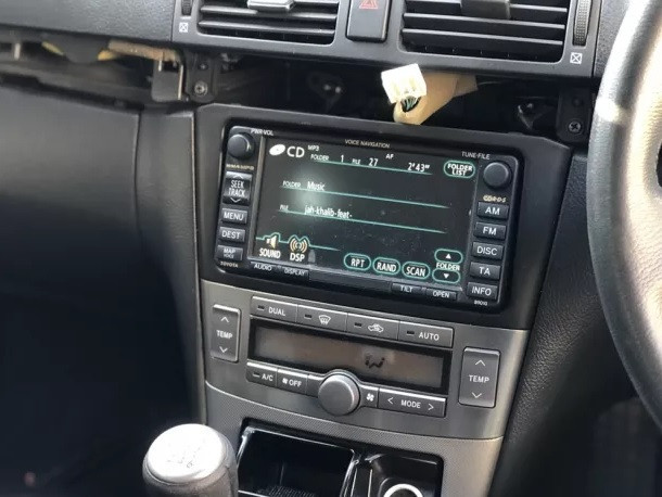 Штатная магнитола с навигацией Toyota Avensis T25 2007 универсал 2.0 Дизель Червоноград