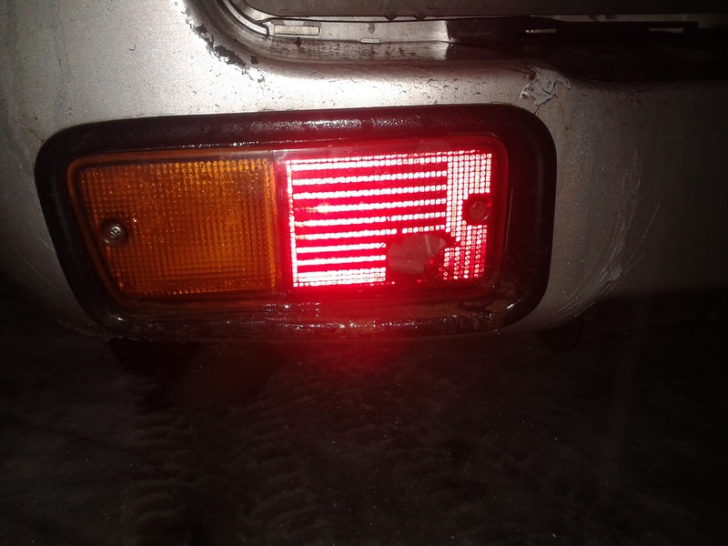 Фонарь указателя поворота задний(в бампер)левая сторона Nissan Patrol Y61  2004 3.0 Дизель 