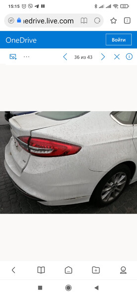 Бампер задний Ford Fusion  2017 2.5 Бензин Киев
