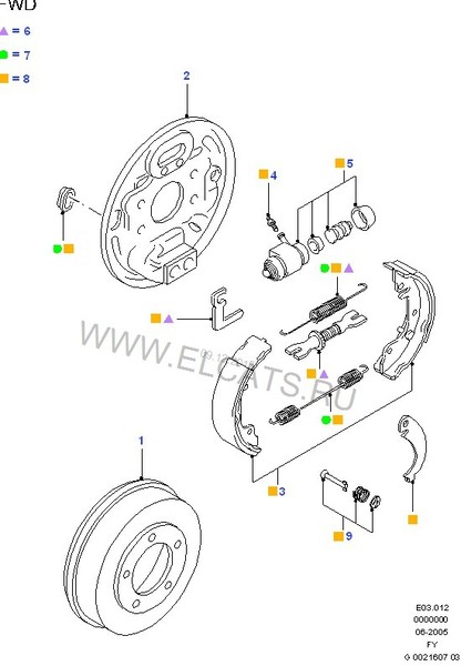 Регулятор заднего тормоза Ford Transit  2004 2.0 Дизель Маньковка