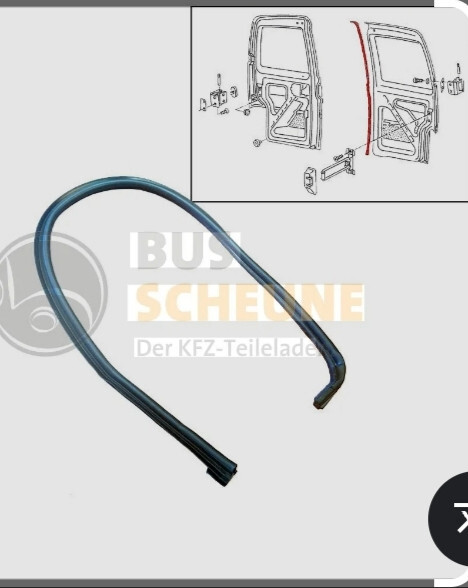 Уплотнитель двери Volkswagen T4 (Transporter)  1996 2.5 Дизель Киев