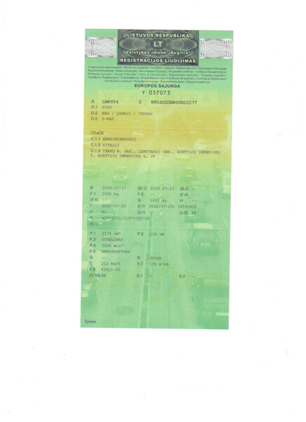 Каталізатор Ford S-Max універсал 2009 р.  2.2 л дизель Луцьк