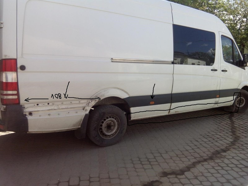 Порог Mercedes Sprinter 2006 г.  2.2 л дизель Львов