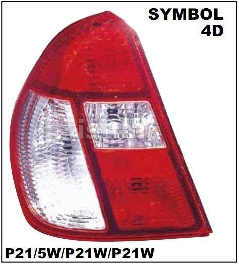 Фонарь задний левый 8200 403 981   Renault Clio, Renault Symbol