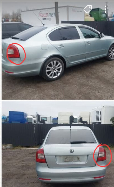 Стоп задній правий Skoda Octavia A5  2012 1.6 Бензин 