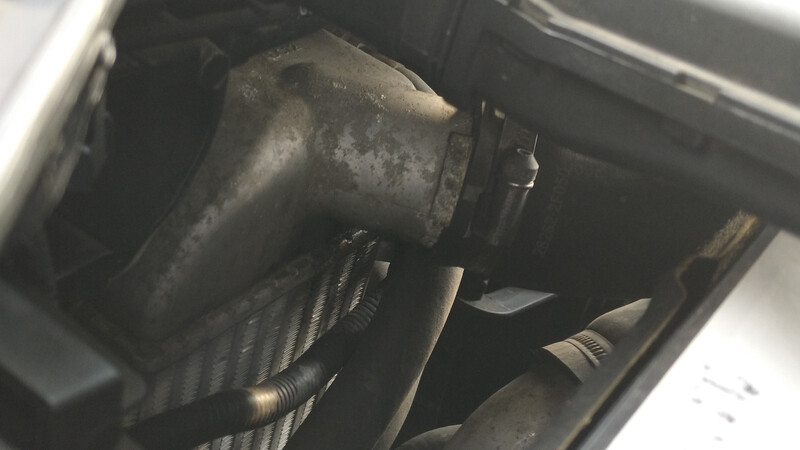 Патрубок интеркулера Hyundai Santa FE 2 универсал 2011 г.  2.2 л дизель