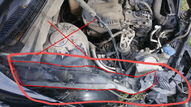 Верхняя правая панель арки Hyundai Elantra HD  2007 1.6 Бензин Хмельницький