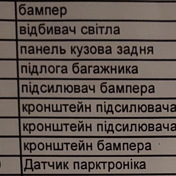 Бампер задній підсилювач Toyota Corolla  2016 1.6 Бензин 