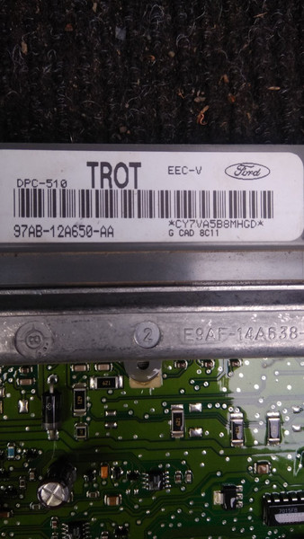 Електронний блок керування двигуном 97AB-12A650-AA   Ford Escort