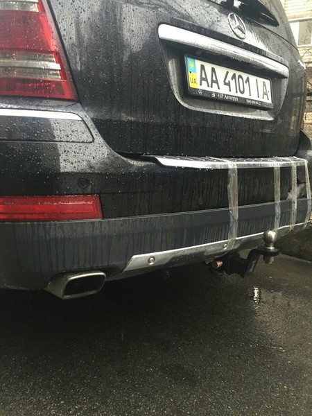 Задний бампер под фаркоп (без потертостей) Mercedes-Benz GL-Сlass X164  2009 4.5 Бензин Хмельницкий
