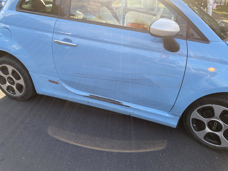 Накладка порога правая Fiat 500  2015 хэтчбек  Электро Днепр