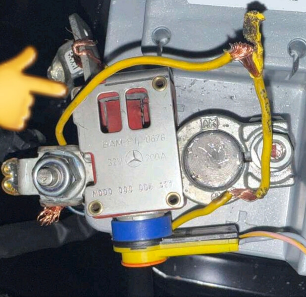 Клема пиропатрон акб Mercedes-Benz S-Class  2015 2.2 Дизель Луцк