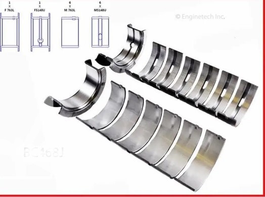 Вкладыши коренные 0, 25 Jeep Grand Cherokee  2000 универсал 2.2 Дизель Тячев