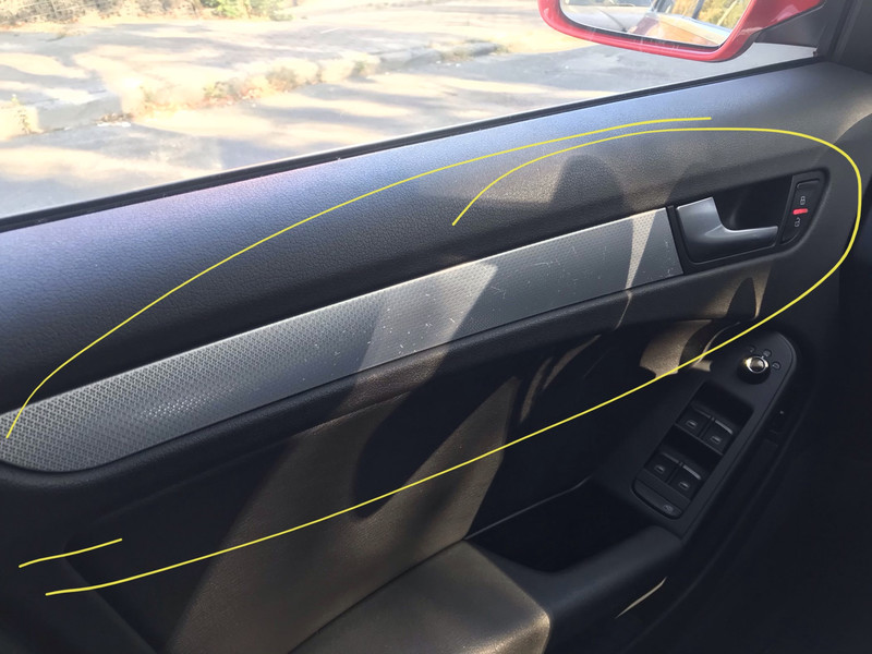 Панель передней двери левая Audi A4 B8 2012 г.  2.0 л бензин Киев