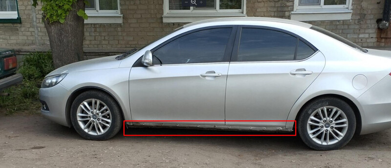 Пороги левый и правый JAC J5  2014 1.5 Бензин 