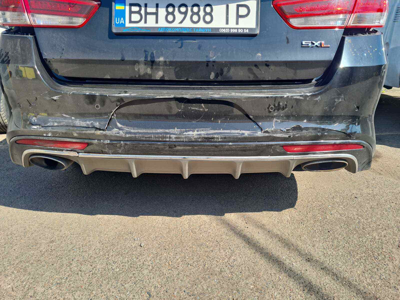 Задний бампер в сборе Kia Optima 4 2016 г.  2.0 л бензин