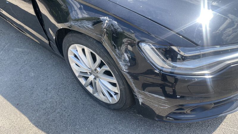 Крыло переднее правое Audi A6 C7 2015 г.  3.0 л дизель Киев