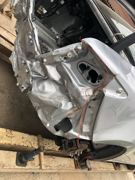 Четверть полка корито запаски Mazda 6 2017 р.  2.5 л бензин Монастирище