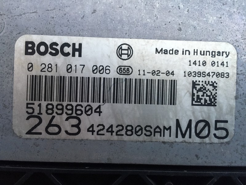 Компютер двигуна Fiat Doblo 2011 г.  1.6 л дизель Луцк