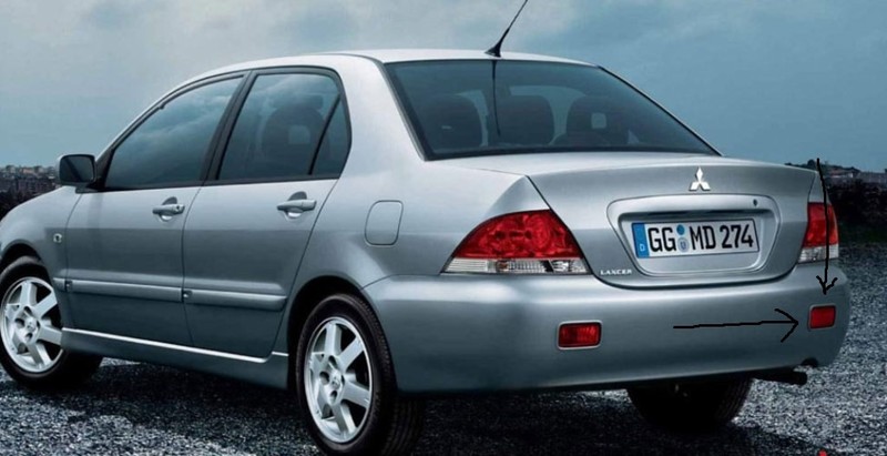 Фонарь задний правый Mitsubishi Lancer 9 2008 1.6 Бензин Винница