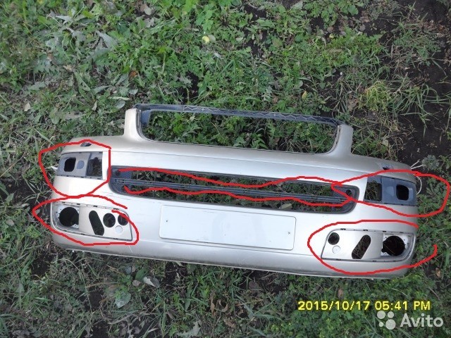Молдинги, облицовка, бампера Volkswagen Multivan 2006 г.  2.5 л дизель Киев