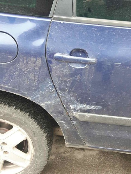 Дверка задня права синя Volkswagen Sharan 2003 г.  1.9 л дизель Львов