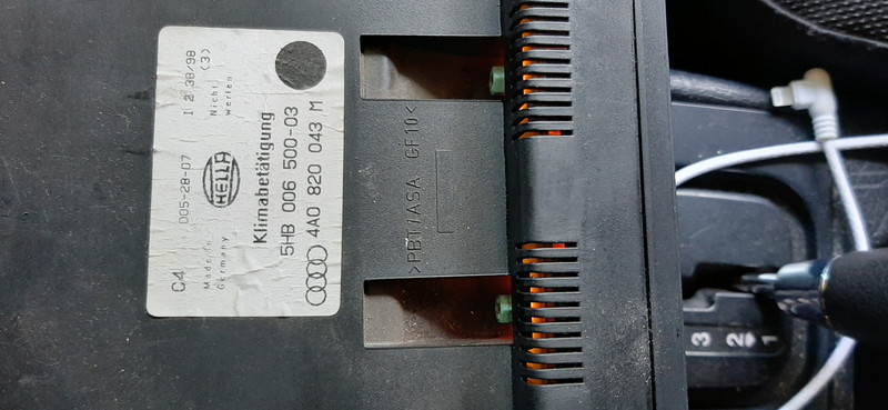 Блок управления климат-контролем Audi A6 C4  1996 2.6 Бензин Светловодск