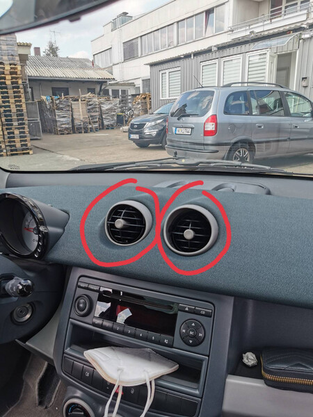 Дефлекторы торпеды Smart Forfour  2005 хэтчбек  Бензин Одесса