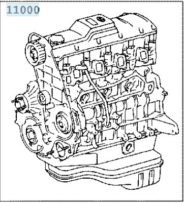 Двигатель Toyota Land Cruiser Prado 120 2008 г.  3.0 л дизель Одесса