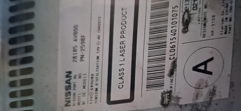 Штатная магнитола Nissan Primera P12  2003 Ужгород