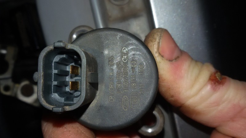 Клапан регулятор тиску палива Kia Carens 2  2003 2.0 Дизель 