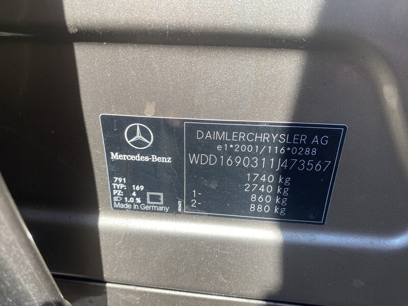 Капот Mercedes A-Class A 150 универсал 2007 г.  1.5 л бензин