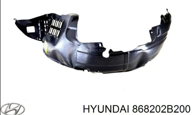 Подкрылок передний правый 86820-2B200   Hyundai Santa FE