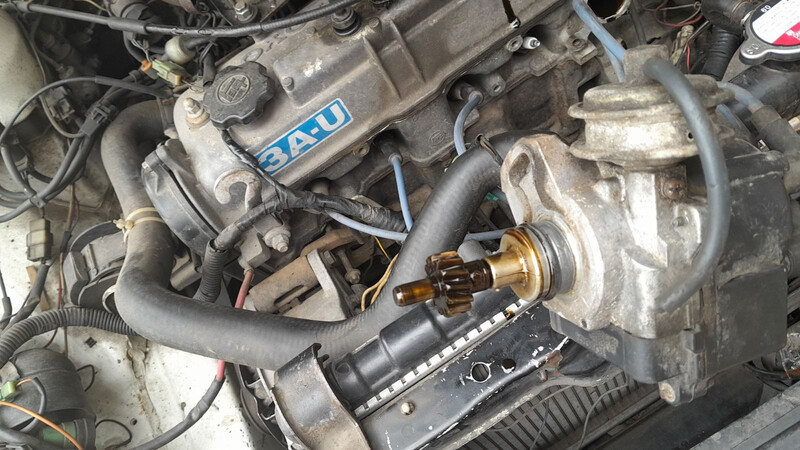 Трамблер 3а с вакуумом Toyota Corolla  1987 1.3 Бензин Одесса