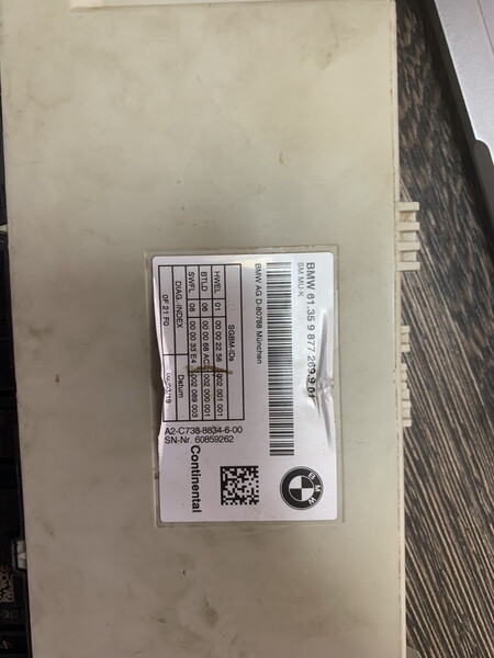 Блок управления сиденьем BMW X3 2019 г.  3.0 л бензин Александрия