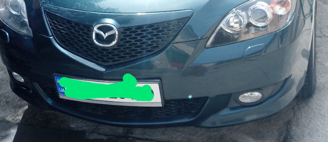 Бампер передний Mazda 3 BK хэтчбек 2005 г.  1.6 л бензин Днепр