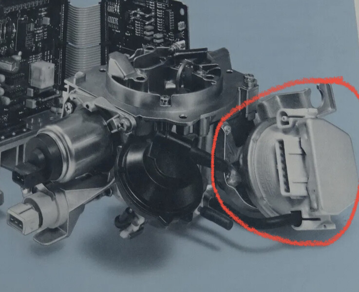 Позиционер дросельной заслонки на карбюратор pierburg 2ee Opel Kadett E  1988 1.8 Бензин 