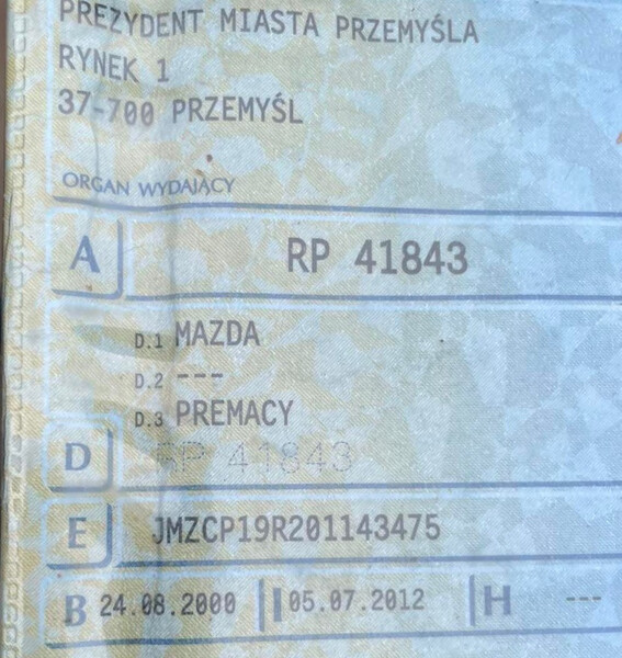 ТНВД Mazda Premacy универсал 2000 г.  2.0 л дизель Запорожье