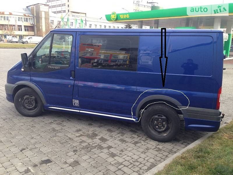 Арка пластиковая заднего левого крыла Ford Transit  2007 2.2 Дизель 