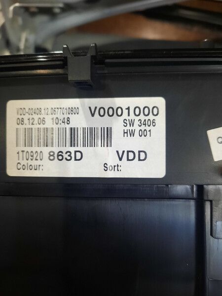 Щиток приборов Volkswagen Touran  2007 универсал 1.6 Бензин Хмельницкий