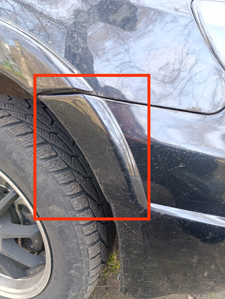 Накладка бампера Mitsubishi Outlander 2007 г.  Кременчуг